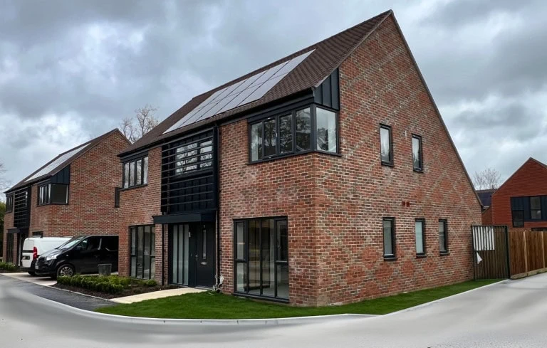 timber frame housing development