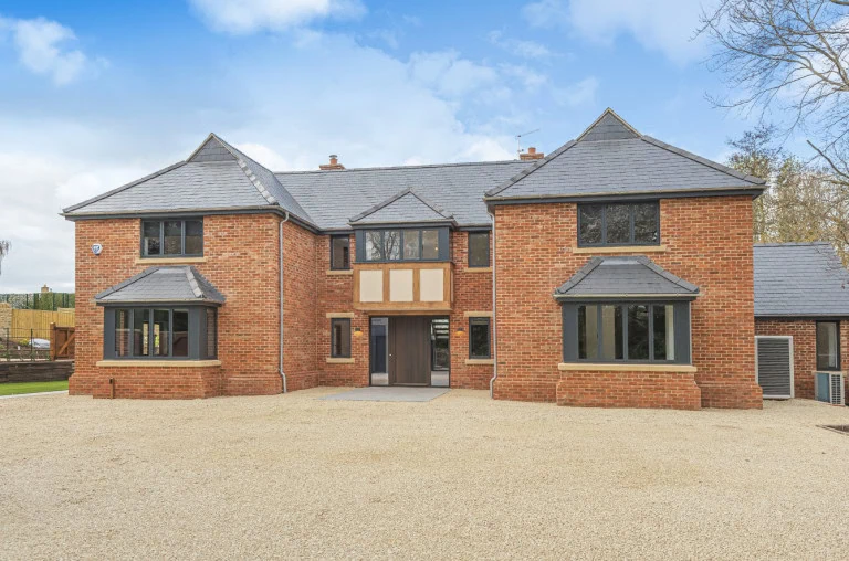 Large timber frame house