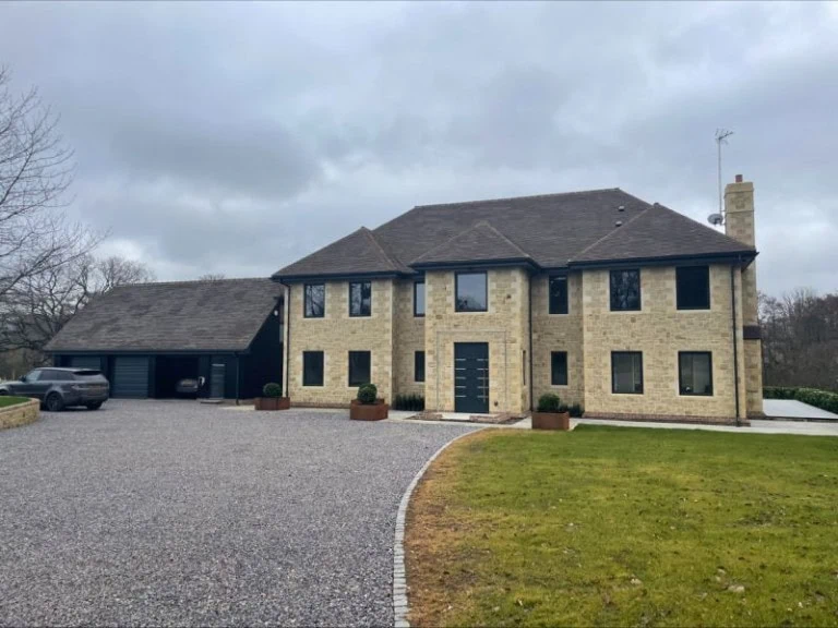 Luxury timber frame house