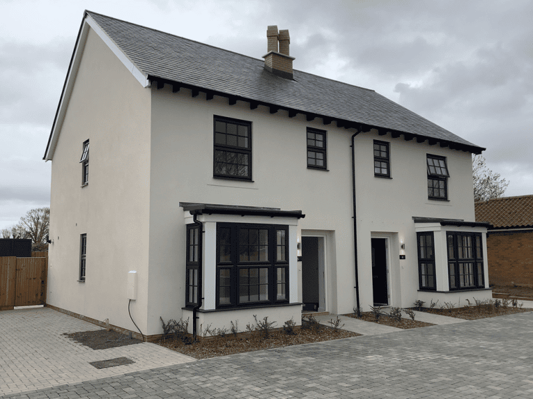 Timber frame housing development