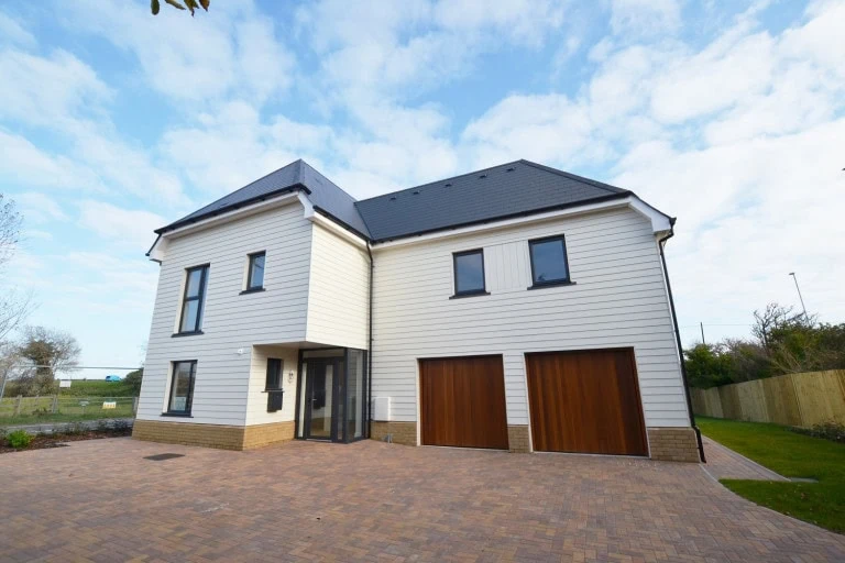 Self-build timber frame house