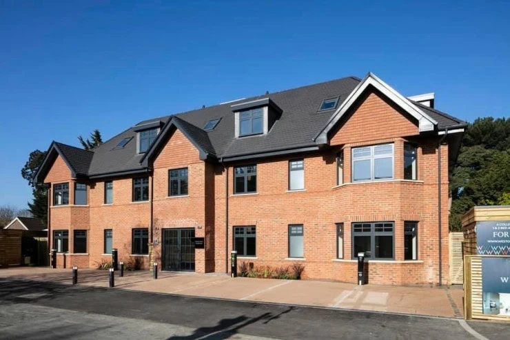 Target timber frame apartment block