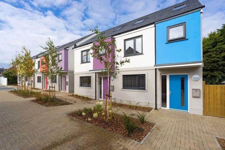 Timber frame housing development