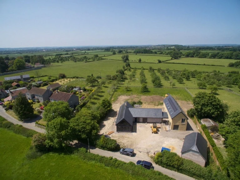 Target Timber timber-frame house in countryside