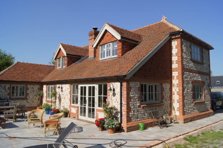 Timber frame house