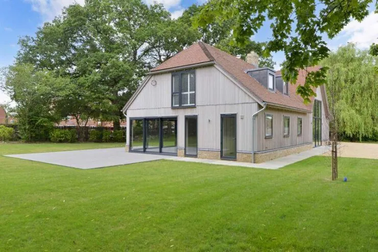 Target timber frame house