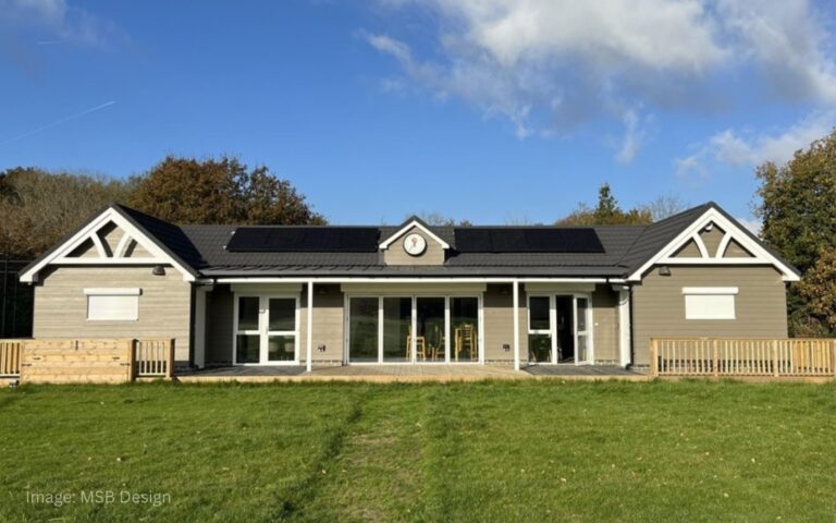 Timber frame cricket pavilion